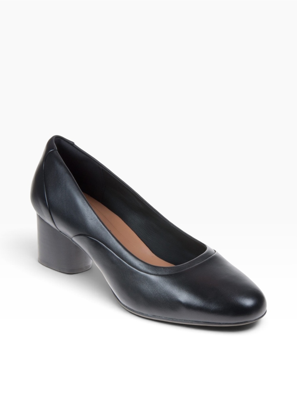 New Clarks Women’s Unstructured Cosmo Step Comfort Block Heels Pumps Classic